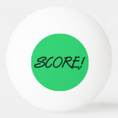 Score 3-star green ping pong ball (Voorkant)