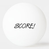 Score 3-star white ping pong ball (Voorkant)