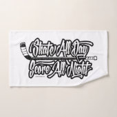 Score All Night (hockey) Bad Handdoek (Handdoek)