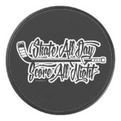 Score All Night (hockey) Hockey Puck (Voorkant)