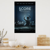 SCORE Baton Poster door Epicleff Media (Keuken)