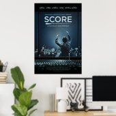 SCORE Baton Poster door Epicleff Media (Thuiskantoor)