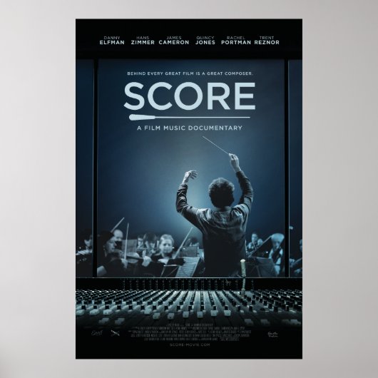 SCORE Baton Poster door Epicleff Media (Voorkant)