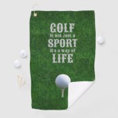 Score Big met persoonlijke Golfhanddoeken Golfhanddoek (Insitu)