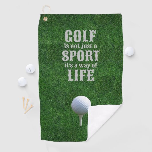 Score Big met persoonlijke Golfhanddoeken Golfhanddoek (Insitu)