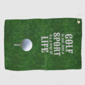 Score Big met persoonlijke Golfhanddoeken Golfhanddoek (Horizontaal)