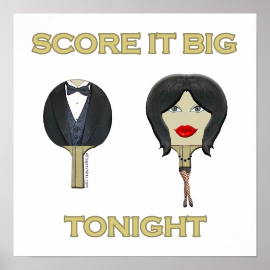 Score Big Ping Pong Poster (Voorkant)
