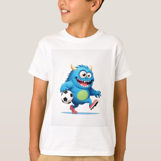 Score Big with This Monster Kicker! T-shirt (Voorkant)
