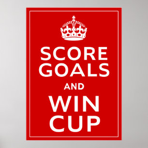 Score Goals en Win Cup ~ England Footie Poster