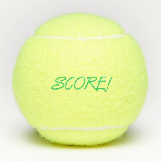 Score groen Penn tennisballen (Voorkant)