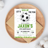 ⚽ Score Groot met onze bewerkbare voetbalverjaarda Kaart