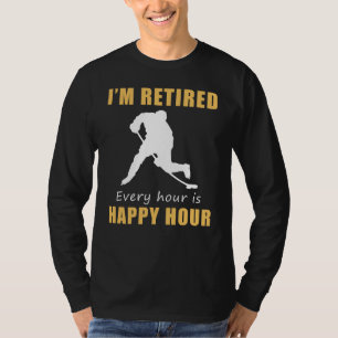 Score groot op pensioen plezier met Happy Hour Hoc T-shirt