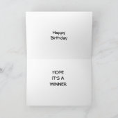 "SCORE" - HET IS JOUW DAG (VERJAARDAG) KAART (Binnen)