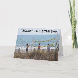 "SCORE" - HET IS JOUW DAG (VERJAARDAG) KAART