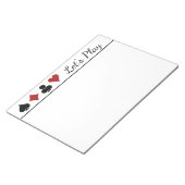 Score Kaart Symbolen afspelen Notitieblok (Schuin)