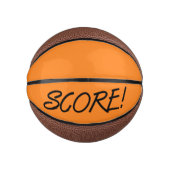 Score oranje mini basketbal (Voorkant)