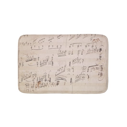 Score sheet van 'Moonlight Sonata' Badmat (Voorkant)