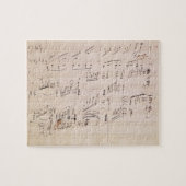 Score sheet van 'Moonlight Sonata' Legpuzzel (Horizontaal)