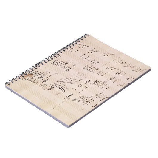 Score sheet van 'Moonlight Sonata' Notitieboek (Linkerzijde)