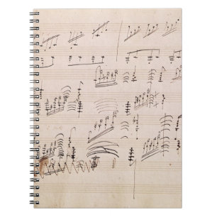 Score sheet van 'Moonlight Sonata' Notitieboek