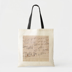 Score sheet van 'Moonlight Sonata' Tote Bag
