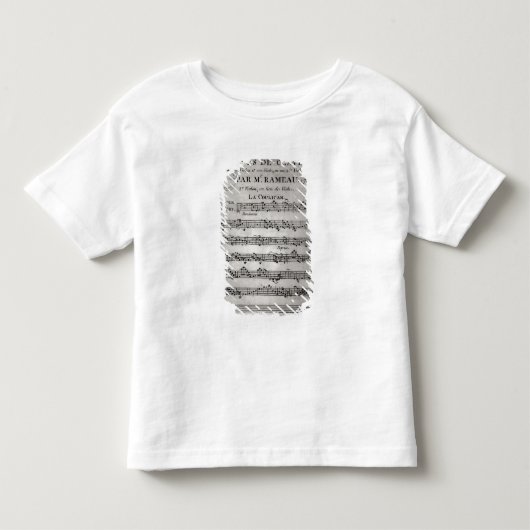Score sheet voor 'Concerts de Piecces' Kinder Shirts (Voorkant)