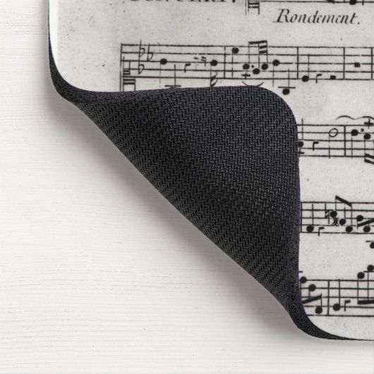 Score sheet voor 'Concerts de Piecces' Muismat (Hoek)