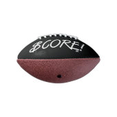 Score white and black dollar sign mini football (Gedraaid 270)