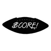 Score white and black dollar sign mini football (Paneel)