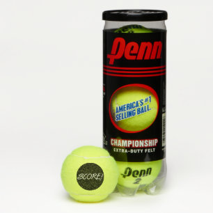 Score wit en zwart Penn tennisballen