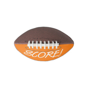 Score witte en oranje mini voetbal american football