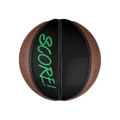 Score zwart mini basketbal (Verticaal)