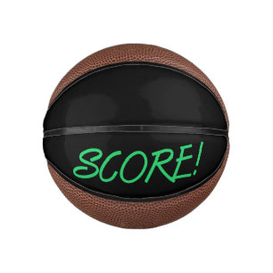 Score zwart mini basketbal