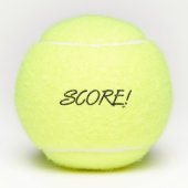 Score zwarte Penn tennisballen (Voorkant)