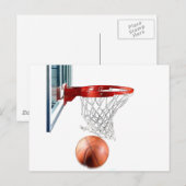 Scoreapparaat Basketball Briefkaart (Voorkant / Achterkant)