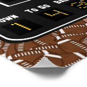 Scorebord football poster (Hoek)