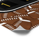 Scorebord van football aanpassen poster (Hoek)