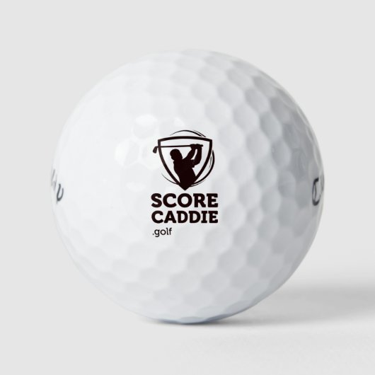 Scorecaddie Calaway Golf Ball 3 Pack Golfballen (Voorkant)