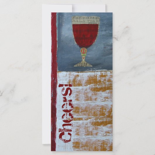 Scorecard voor wijnbereiding - Cheers (Voorkant)