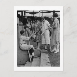 Scorecards voor autografie briefkaart