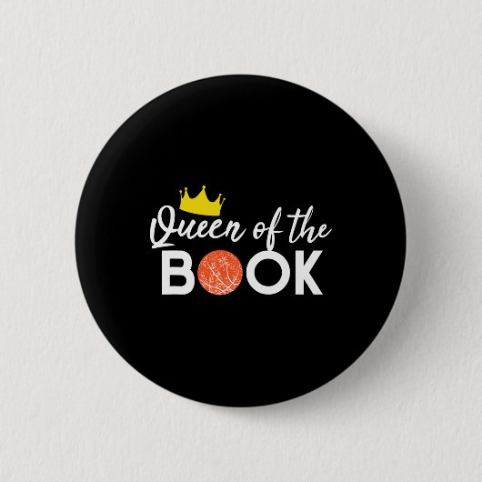 Scorekeeper Sketll Team Scorebook Koningin Ronde Button 5,7 Cm (Voorkant)