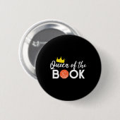 Scorekeeper Sketll Team Scorebook Koningin Ronde Button 5,7 Cm (Voorkant /achterkant)