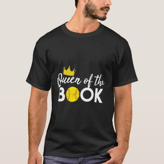 Scorekeeper Softball Team Scorebook Queen T-shirt (Voorkant)