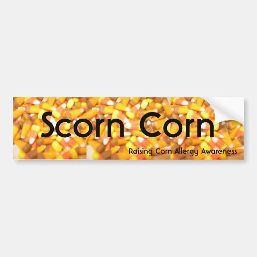 Scorn Corn Bumpersticker (Voorkant)