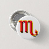 Scorpio #1 Button (Voorkant /achterkant)