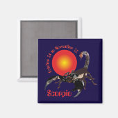 Scorpio 24 oktober t/m 22 november Magnet (Voorkant / Achterkant)