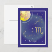Scorpio 24 oktober t/m 22 november Postkarte Briefkaart (Voorkant / Achterkant)
