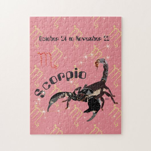 Scorpio 24 oktober t/m 22 november Puzzle Legpuzzel (Verticaal)