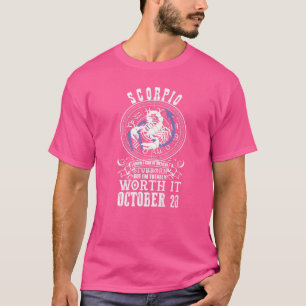 Scorpio 28 oktober Horoscope Zodiac Astrology Sign T-shirt