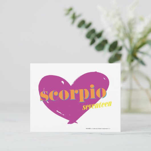 Scorpio 2 briefkaart (Staand voorkant)